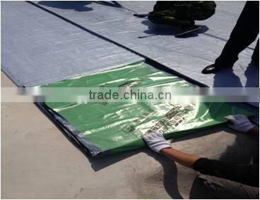 1.2mm/1.5mm cross laminating HDPE self-adhesive bitumen waterproof membrane