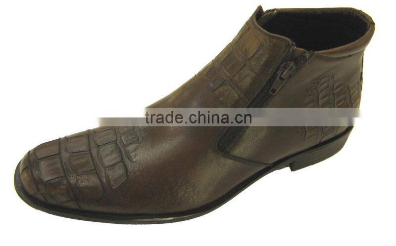 Manliness Genuine Leather Motorcycle Boot