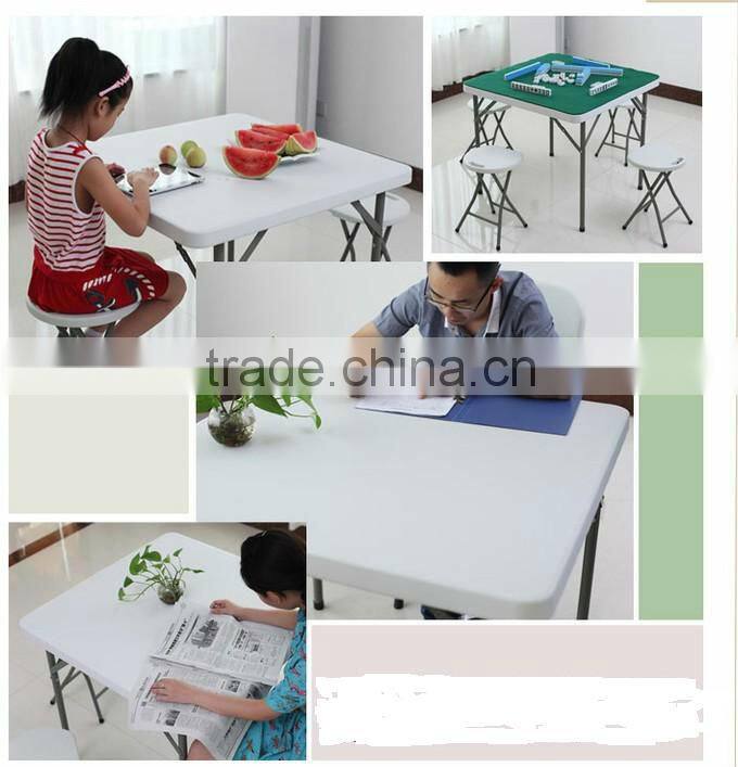 square folding dining table, square folding table, plastic dining table