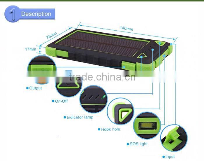 Stylish waterproof solar charger solar energy appliances products