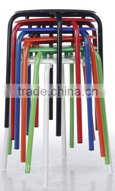 Plastic Round Commercial Stacking Stool (1068A)