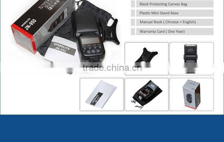 Wholesale JN-950C TTL Slave Wireless Flash Flashgun Speedlite for Canon EOS 7D 60D 550D 600D 1100D