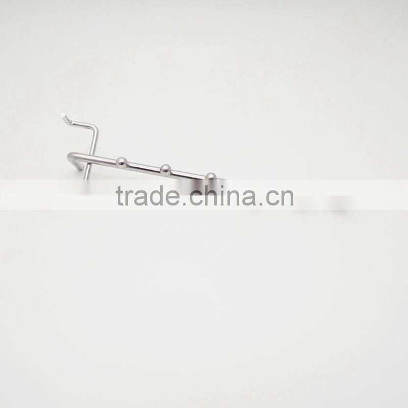 New Style Tube hook wire hanging tube hooks chrome display hook