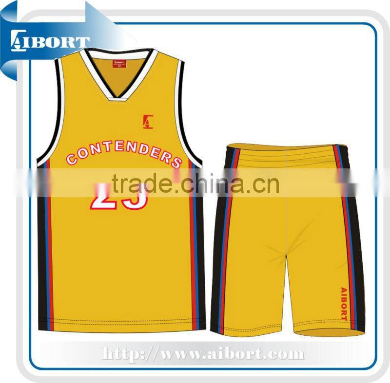 2014 NEW STYLE Popular custom made basketball shirts & shorts