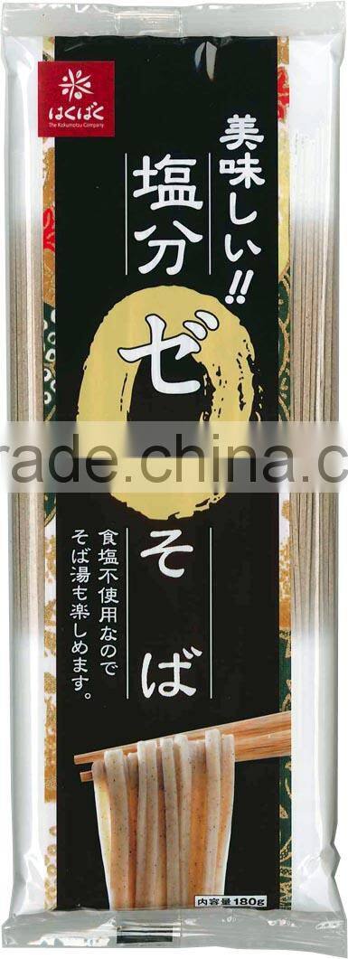 Without salt 'Hakubaku' zero-salt buckwheat noodle 180g (about 2servings)