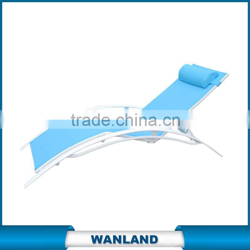 aluminium people teack sun lounger