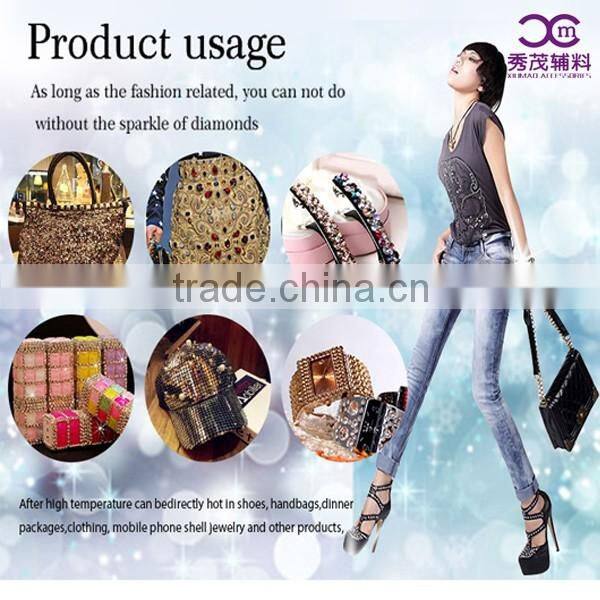 2015 new product rhinestone crystal hot fix aluminium mesh sheet