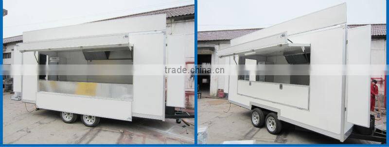 2015 HOT SALES BEST QUALITY BBQ food caravan snack food caravan food caravan for sales