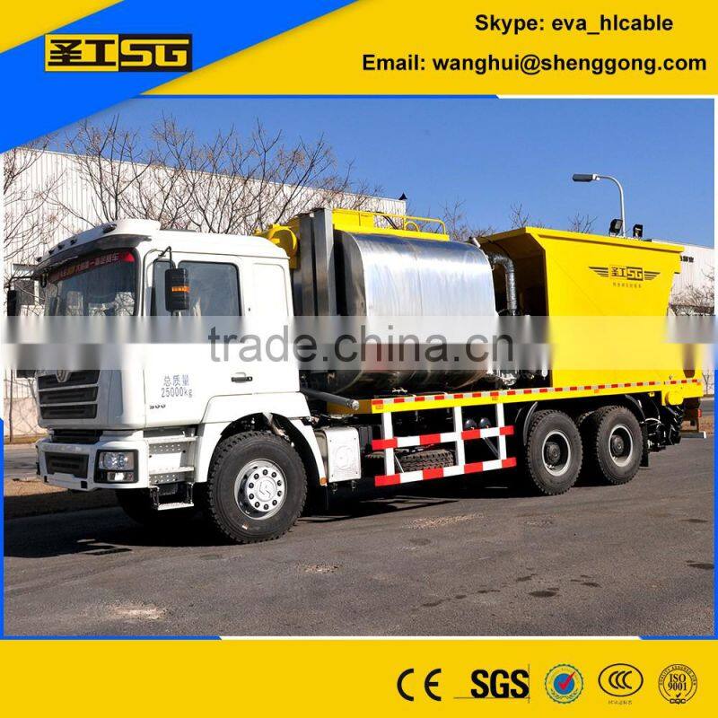 SG HGY5250TFC Asphalt 6CBM, Aggregate 8CBM Chip Sealer car, Road Maintance Car