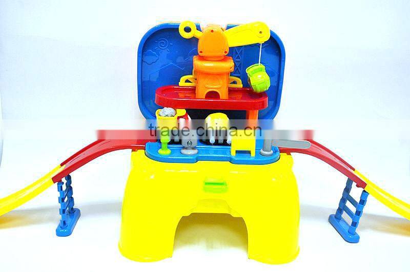 CHILDREN CAR TRACK PLAY CHAIR