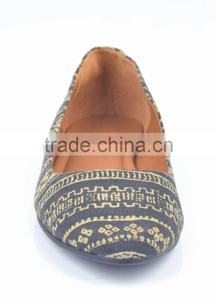 Sell well!!2014 China factory ladies flat shoe sprint canvas ladies shoes flat shoes