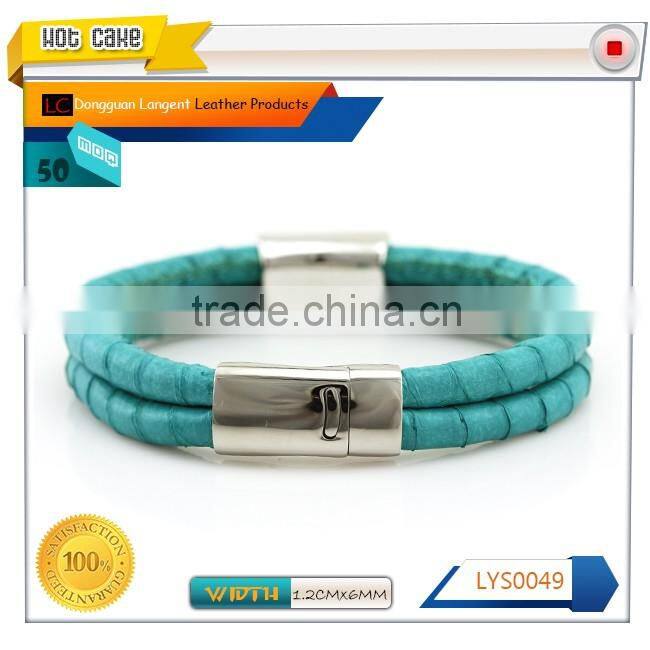 OEM charms womens braclet Real snakeskin leather