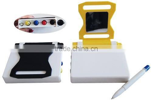 mouse shape clip holder with brush and name card