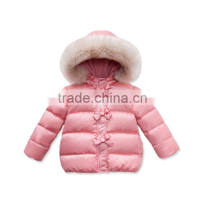 DK0001 dave bella 2015 winter infant coat baby padded jacket girls padded coat girls down coat down jacket