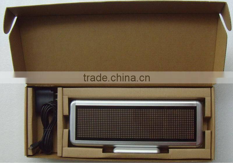 Rechargeable P4-1664G LED programmable sign