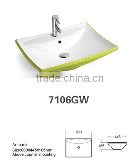china manufacturer ceramic bathroom sink wash hand basin,export ware