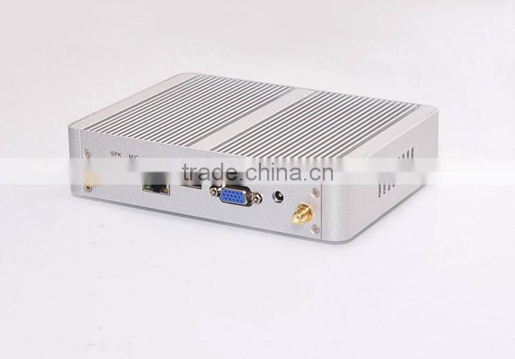 2015 Latest Design SSD+ 1*2.5 Inch HDD Cost Effetive Dual-Core Fanless Pc