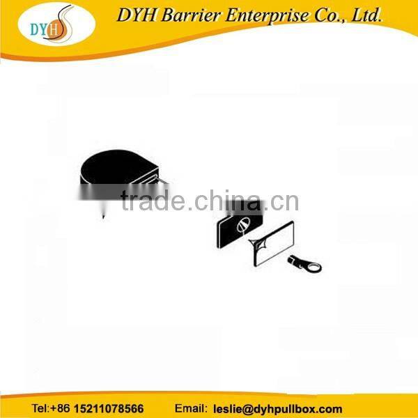 Small retractable anti-theft pull box for ring, Plastic Anti-shoplifting Recoilers for ring