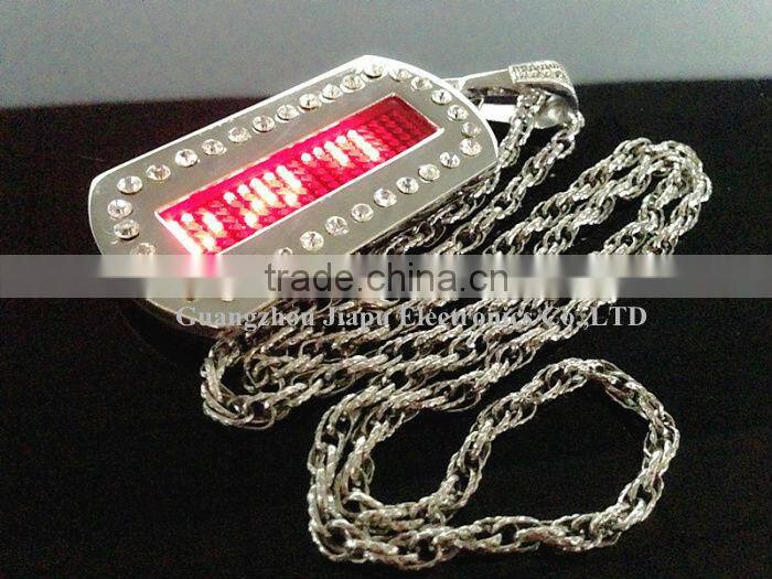 2015 new fashion Flash pet LED magnetic name badge