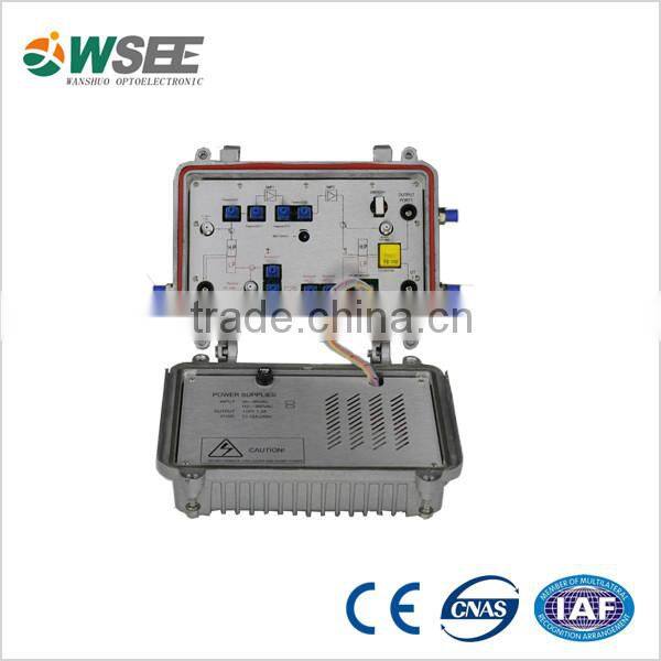 220v CATV trunk Amplifier with switch power supply and 65/87MHZ reverse path(SXG402)