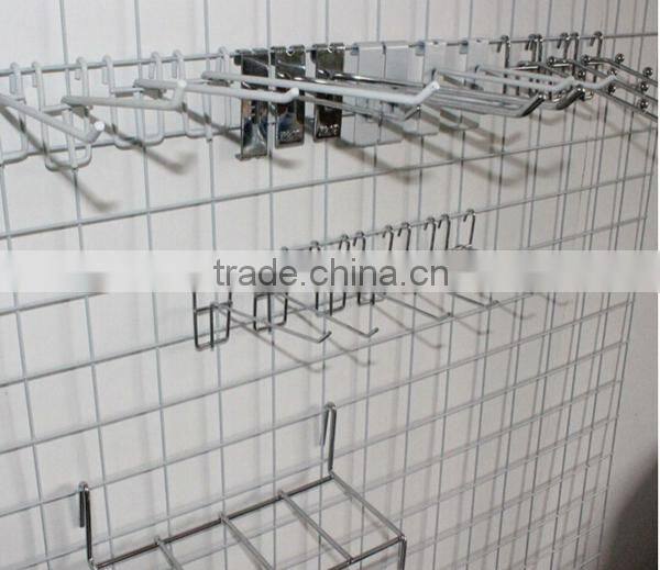 Grid Wall Hanging Display Hook Mesh Wire Hook with Balls