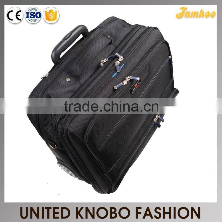 1680D fabric laptop bags luggage laptop trolley bag