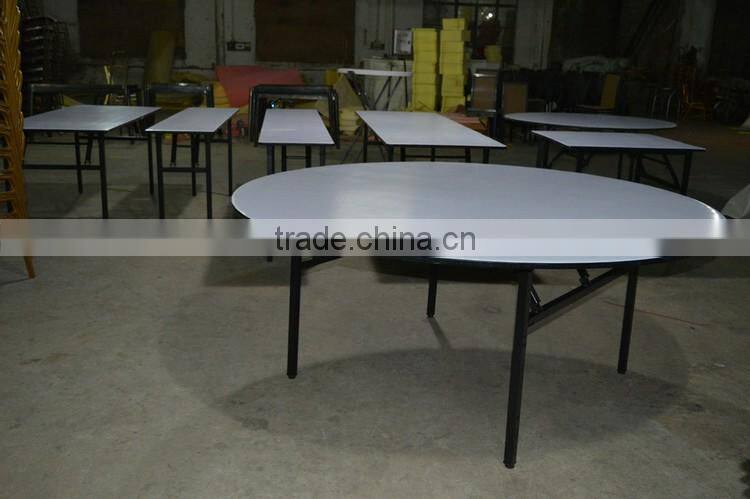 half round folding dinning table for restaurant