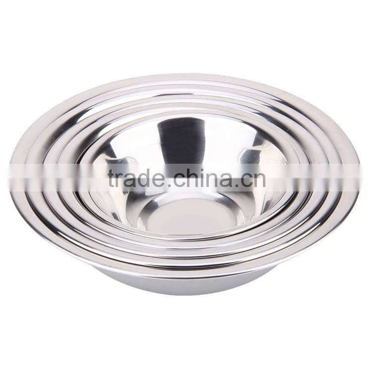 Stainless steel mixing bowl & soup bowl