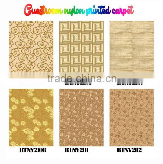 Luxurious Five Star Hotel Flooring commercial printed nylon carpet
