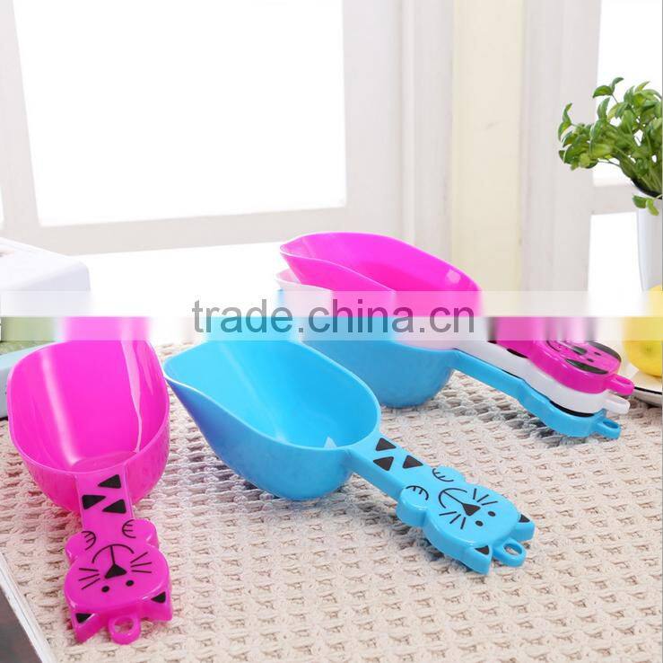 Durable colorful Variety Pet Food Shovel for pet