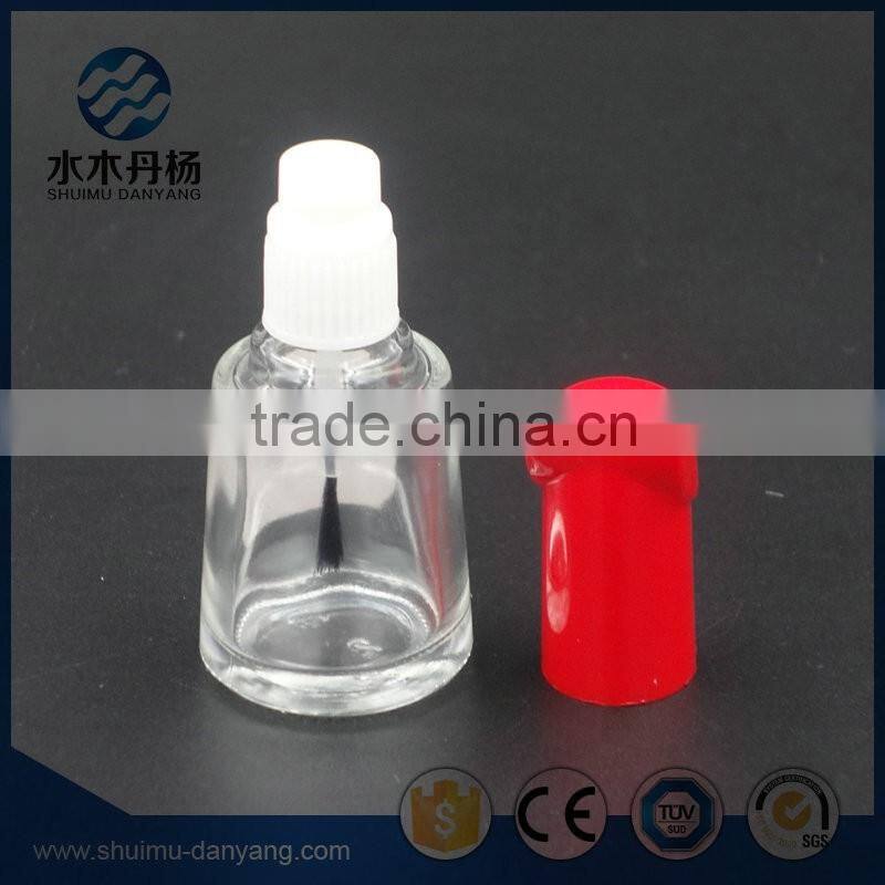 15ml luxury and cylinder glass nail polish bottles