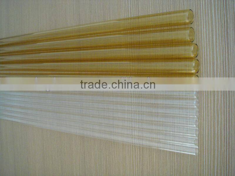 amber/clear Borosilicate pharmaceutical glass tube
