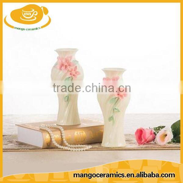 Chaozhou ceramic home decor tall ceramic porcelain vase