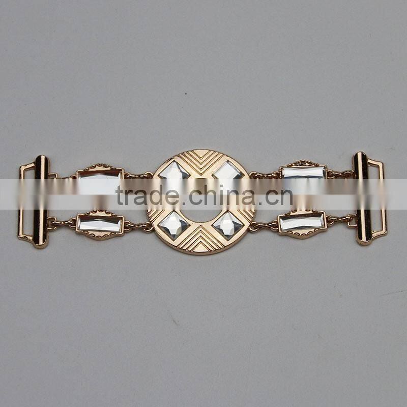 antique arrows connected gold chian for colthes or bags or shoes