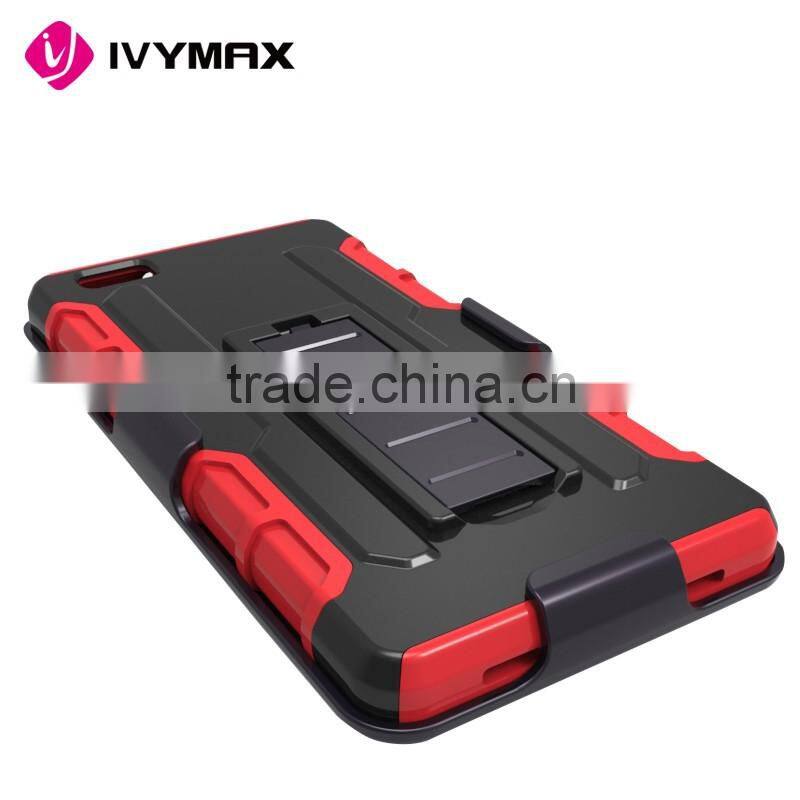 china supplier new armor kickstand cell phone case for HUAWEI P8 Lite
