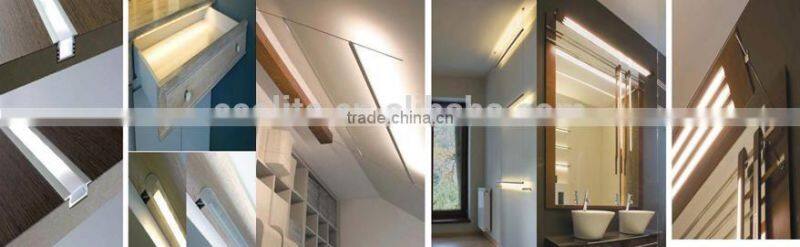 customized dimension and spec LED Aluminum profile for LED strips aluminum profile