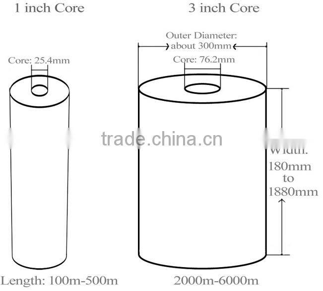 Matte Lamination Film/BOPP Thermal/Dry Lamination Film for Paper or Plastic