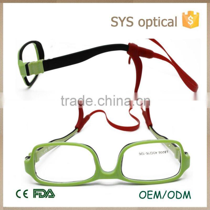 LB206 Kids optical glasses with double colors frames