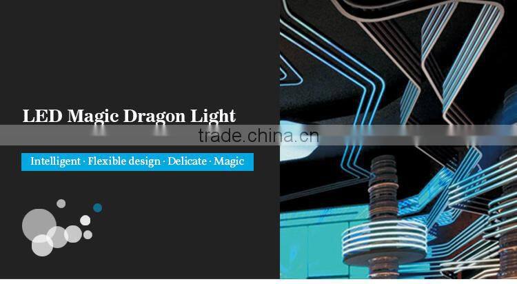 Meanwei power club night party stage flexible curtain display screen led wall decoration