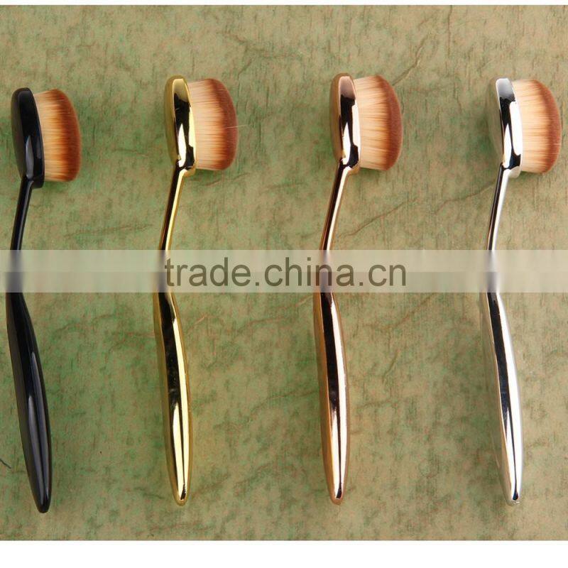 Personalized oval make up makeup brush set free sample