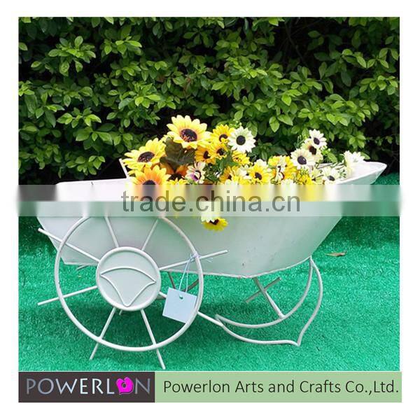 Retro wrought iron flower vase stand