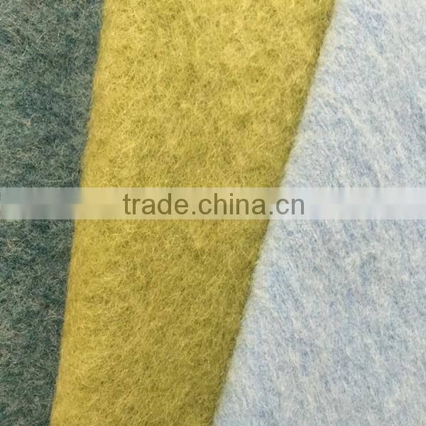 50% wool 50% polyester blend merino wool fabric for winter overcoat