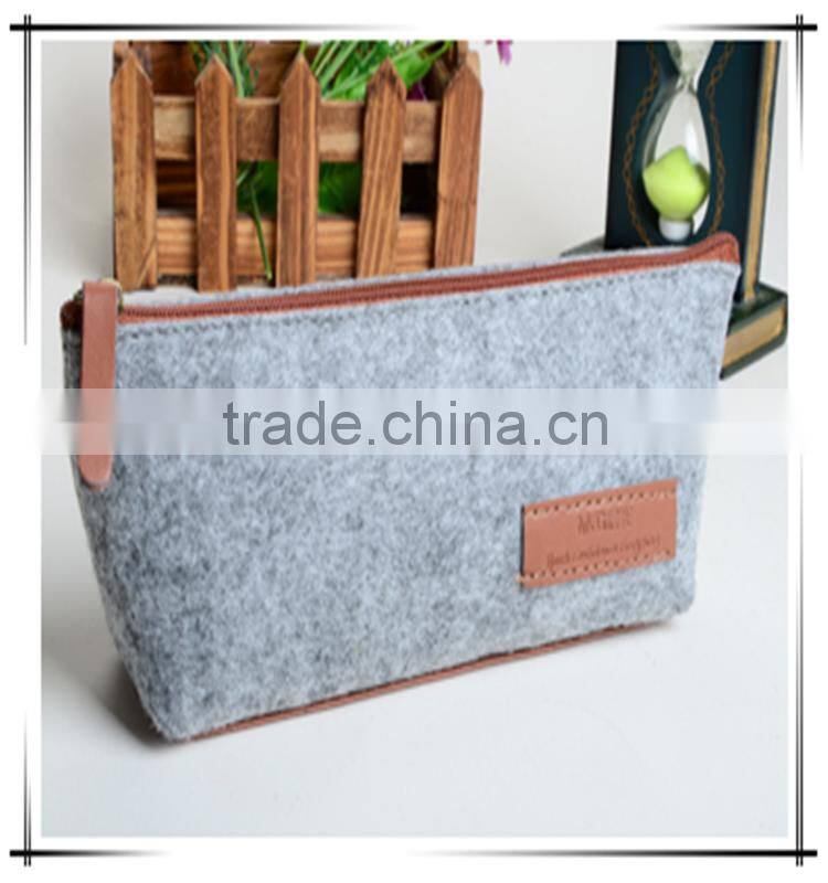 Handmade Felt Kids Bag,Felt Box With Zipper In Rectangle