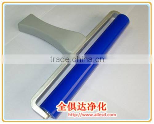 Silicon High Stickiness Cleanroom Sticky Roller With Aluminum/Plastic Handle