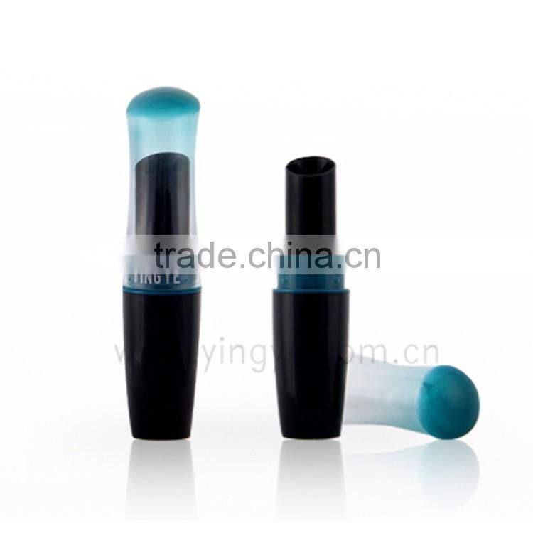 Gradient cap black unique lipstick tube container