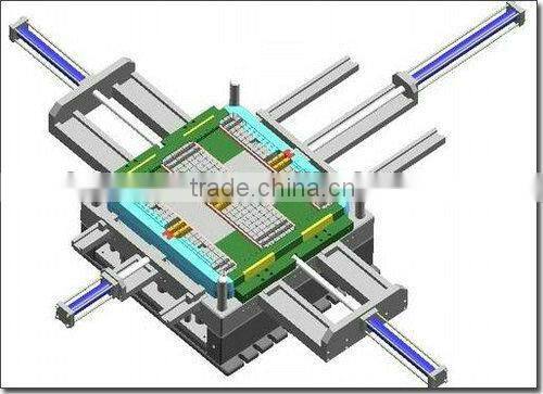 High quality 4 way grid nine feet plastic pallet mould supplier