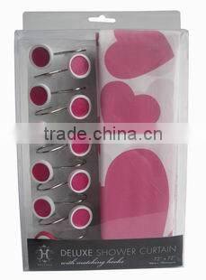 12 pcs decorative shower curtain hooks