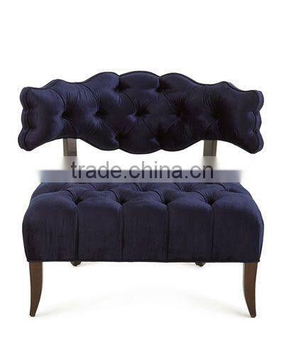 Hotel furniture bedroom wooden sofa chair big round sofa chair YA7092