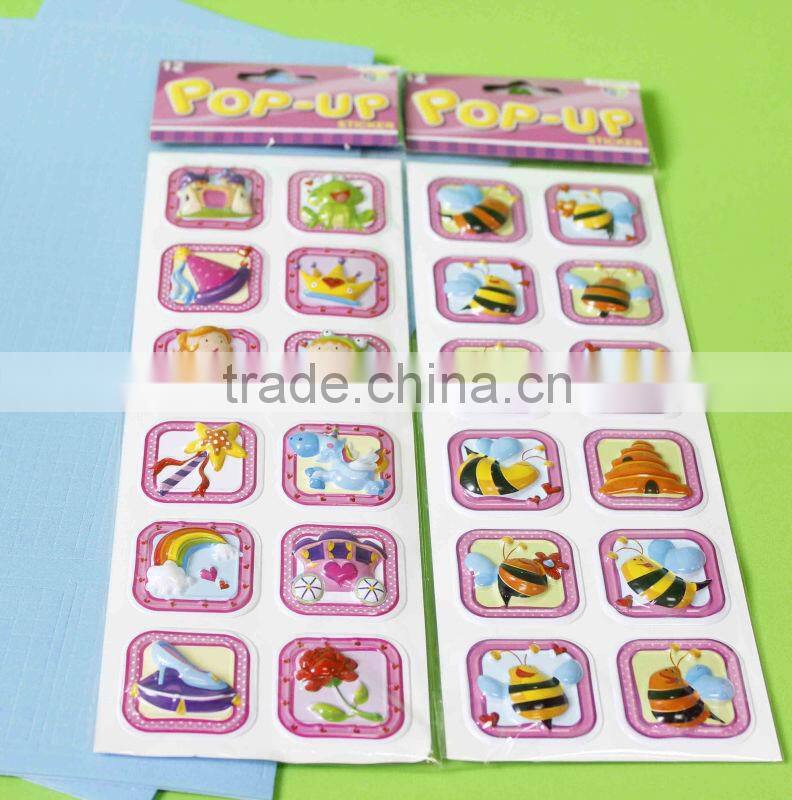 Embossed sticker Pop up sticker _ Butterfly_Girls