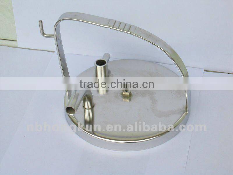 Stainless steel milk bucket lid
